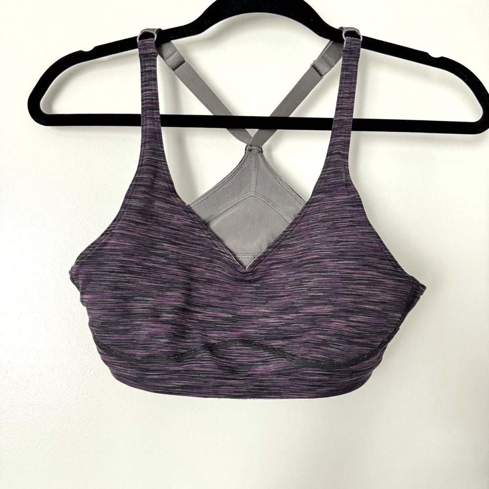 Lucy Purple Women's Sports Bra